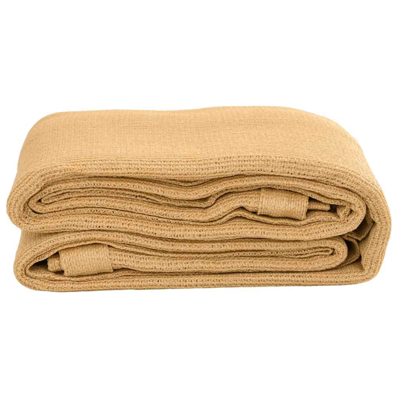 Zeltteppich Sandfarbe 400x600 cm HDPE