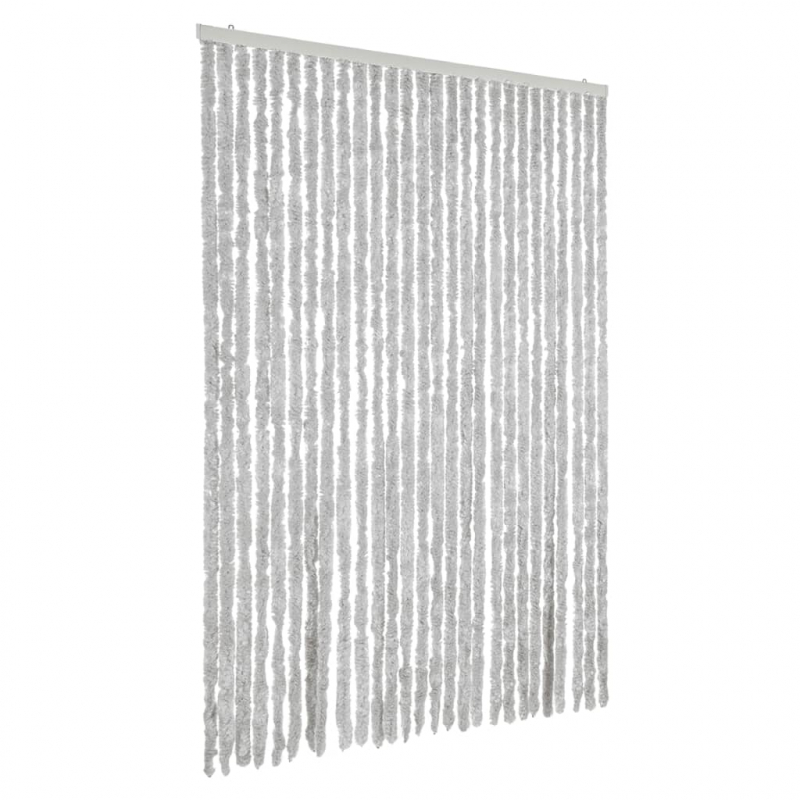 Fliegenvorhang Grau 118x220 cm Chenille