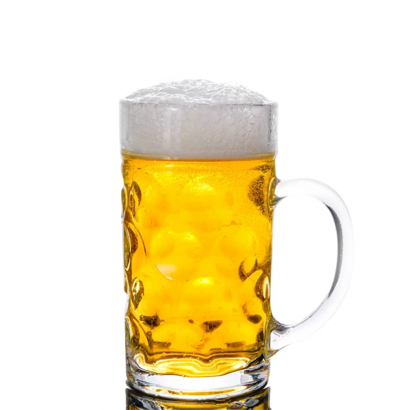 Bierkrüge mit Henkel Glas 6 Stk. 1000 ml