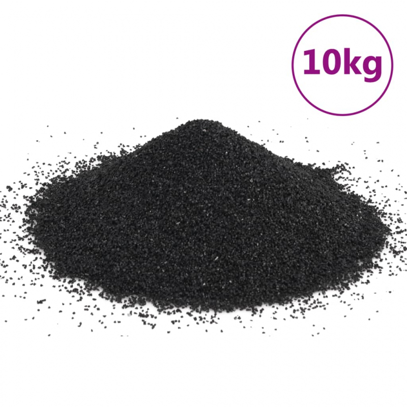 Aquariensand 10 kg Schwarz 0,2-2 mm