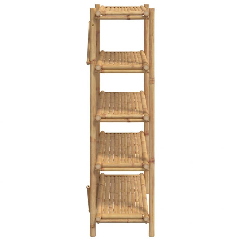 Regal mit 5 Böden 100x40x150 cm Bambus