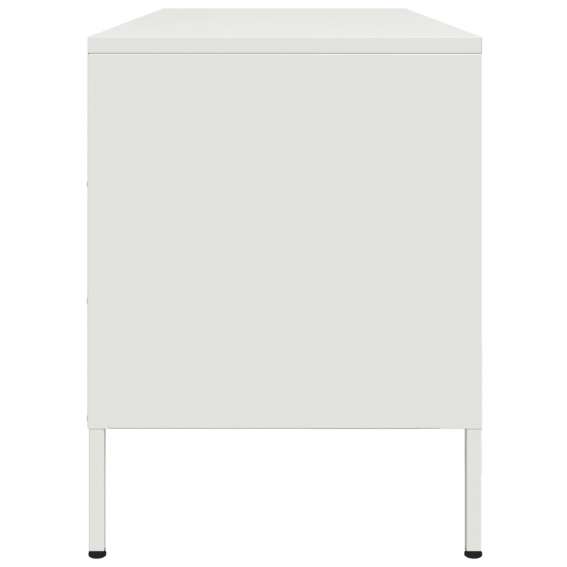 TV-Schrank Weiß 100,5x39x50,5 cm Stahl