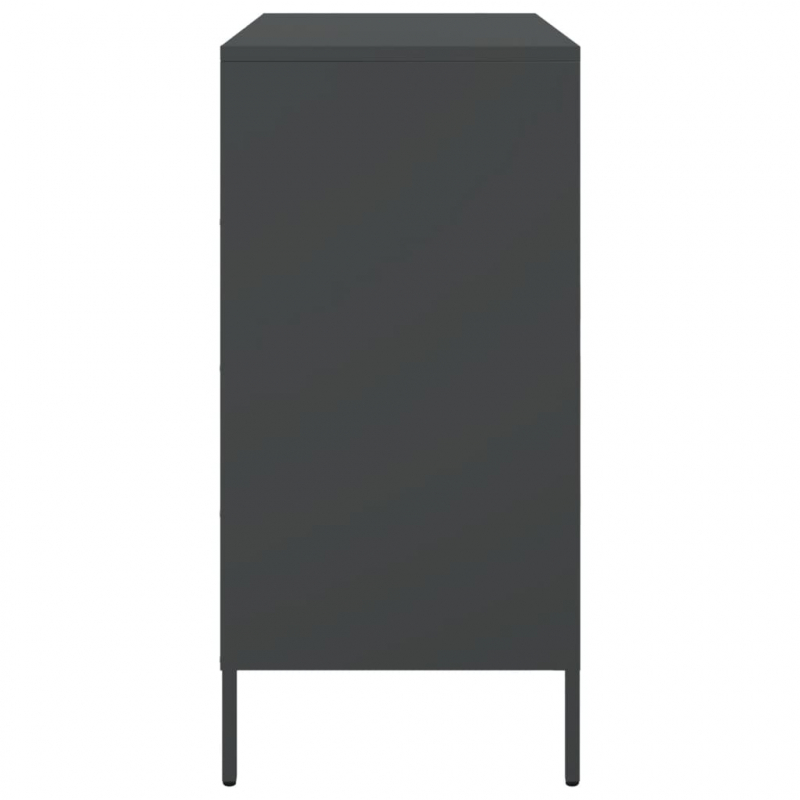 Sideboard Schwarz 68x39x79 cm Stahl