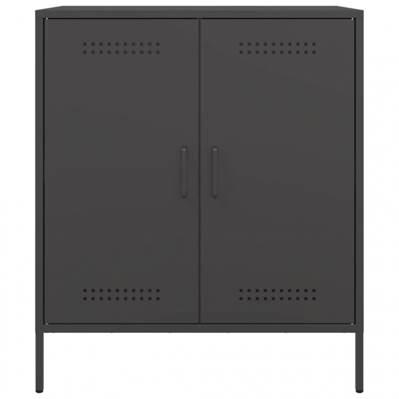 Sideboard Schwarz 68x39x79 cm Stahl