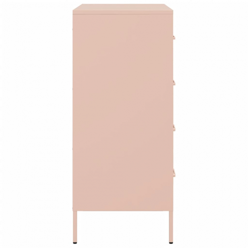 Sideboard Rosa 68x39x89 cm Stahl