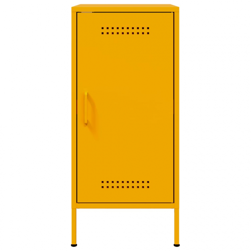 Sideboard Senfgelb 36x39x79 cm Stahl