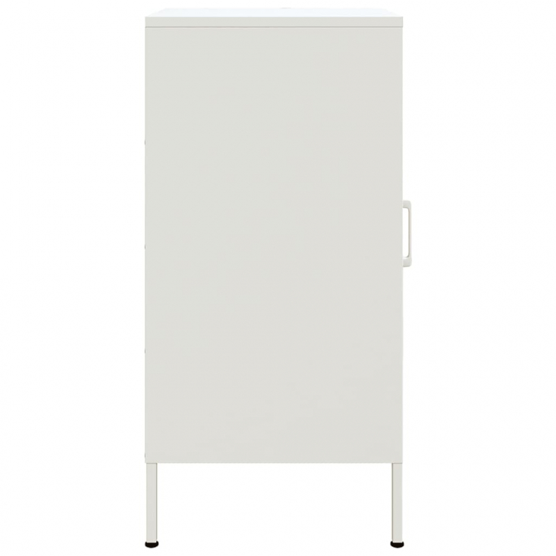 Sideboards 2 Stk. Weiß 36x39x79 cm Stahl