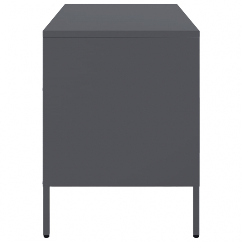 TV-Schrank Anthrazit 68x39x50,5 cm Stahl