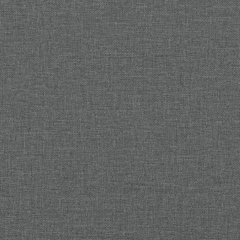 Schlafsofa 2-Sitzer mit Fußhocker Dunkelgrau Stoff