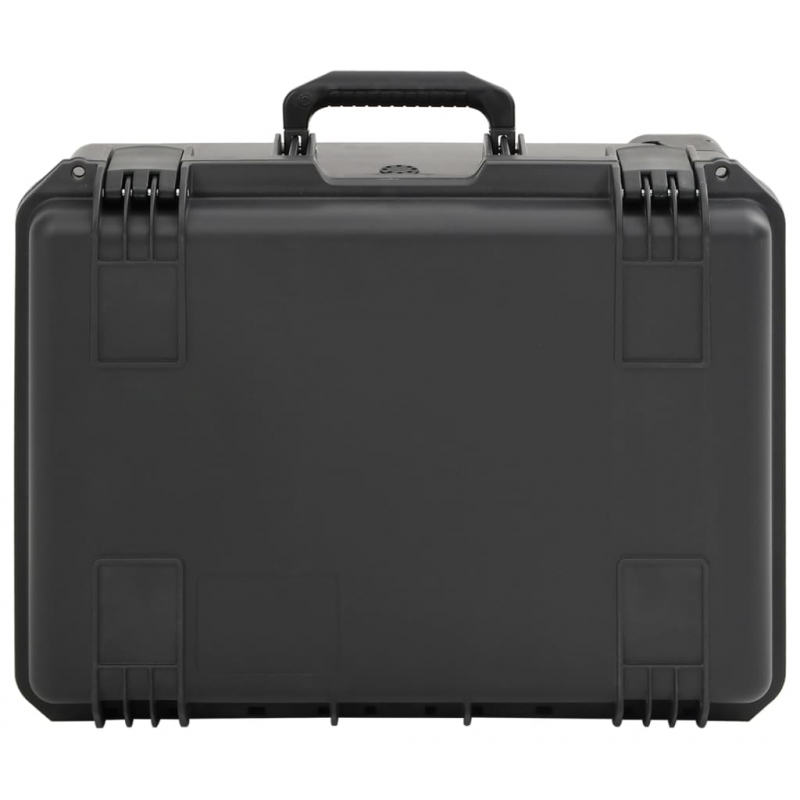 Koffer für Flugreise Tragbar Schwarz 54x41,5x29 cm PP