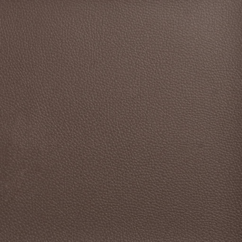 Chaiselongue mit Kissen Braun Kunstleder