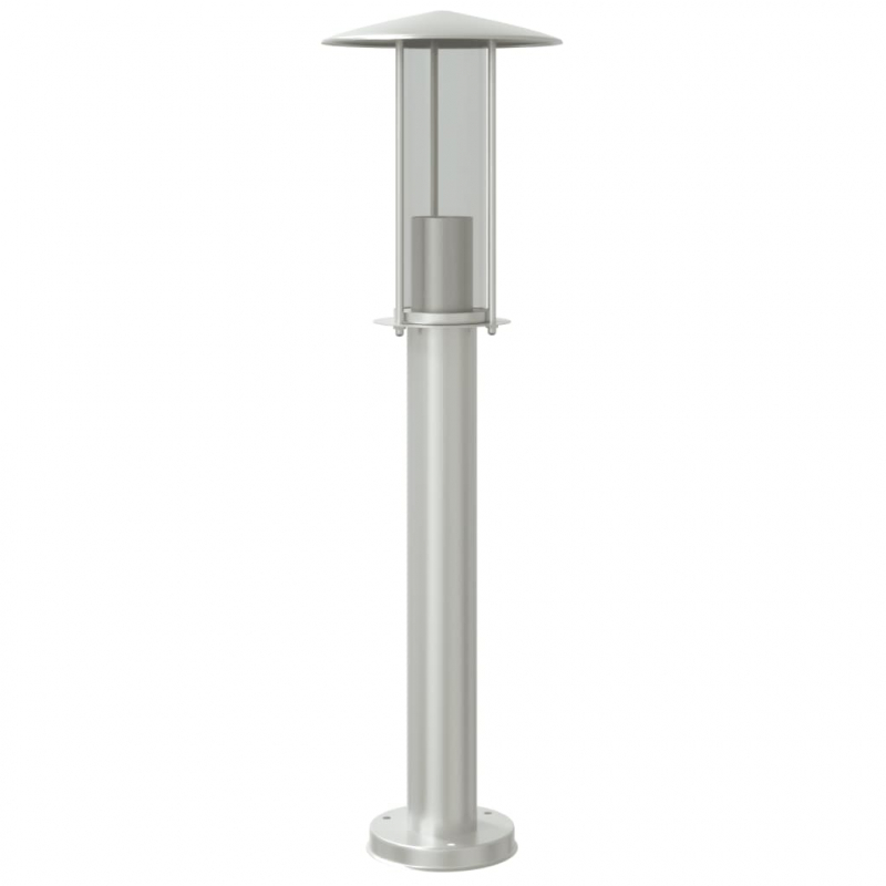 Wegeleuchte Silbern 60 cm Edelstahl
