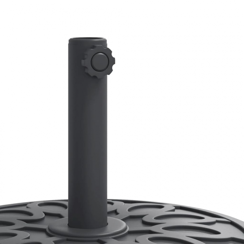 Sonnenschirmständer mit Rollen für Ø38/48 mm Mast 27 kg Rund
