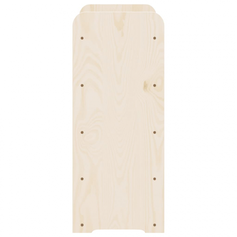 Weinregal 67,5x25x60 cm Massivholz Kiefer