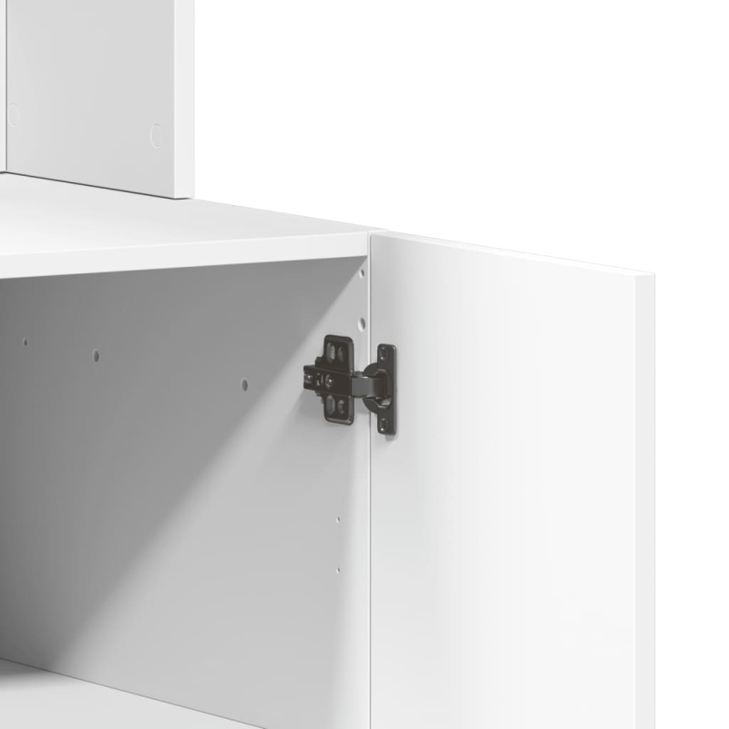 Küchenschrank Weiß 95x50x180 cm Holzwerkstoff