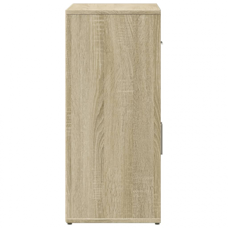 Sideboards 2 Stk. Sonoma-Eiche 60x31x70 cm Holzwerkstoff