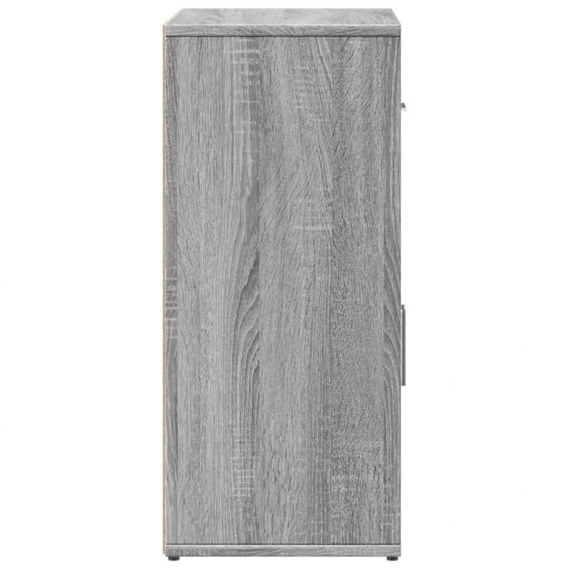 Sideboards 2 Stk. Grau Sonoma-Eiche 60x31x70 cm Holzwerkstoff