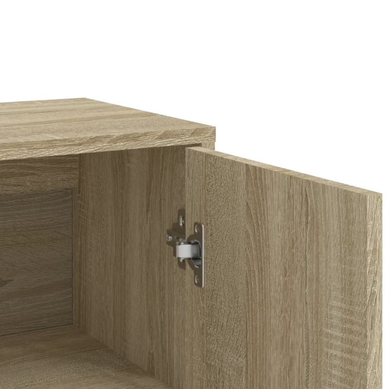 Sideboards 2 Stk. Sonoma-Eiche 60x31x84 cm Holzwerkstoff