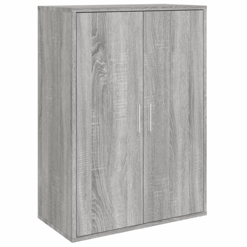 Sideboards 2 Stk. Grau Sonoma 60x31x84 cm Holzwerkstoff