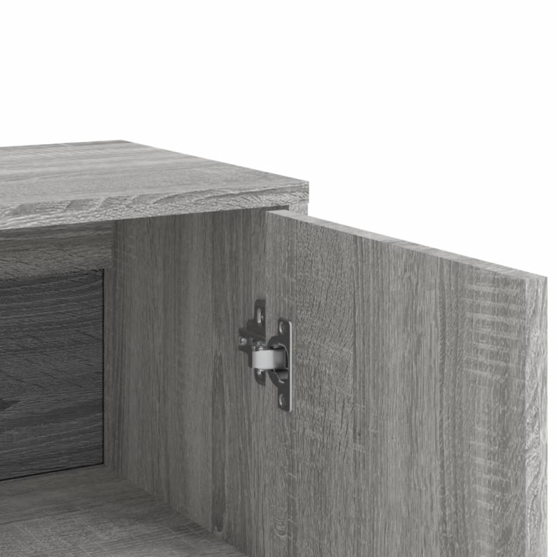 Sideboards 2 Stk. Grau Sonoma 60x31x84 cm Holzwerkstoff