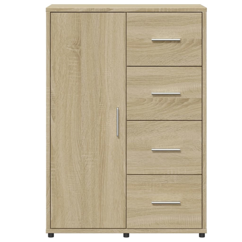 Sideboards 2 Stk. Sonoma-Eiche 60x31x84 cm Holzwerkstoff