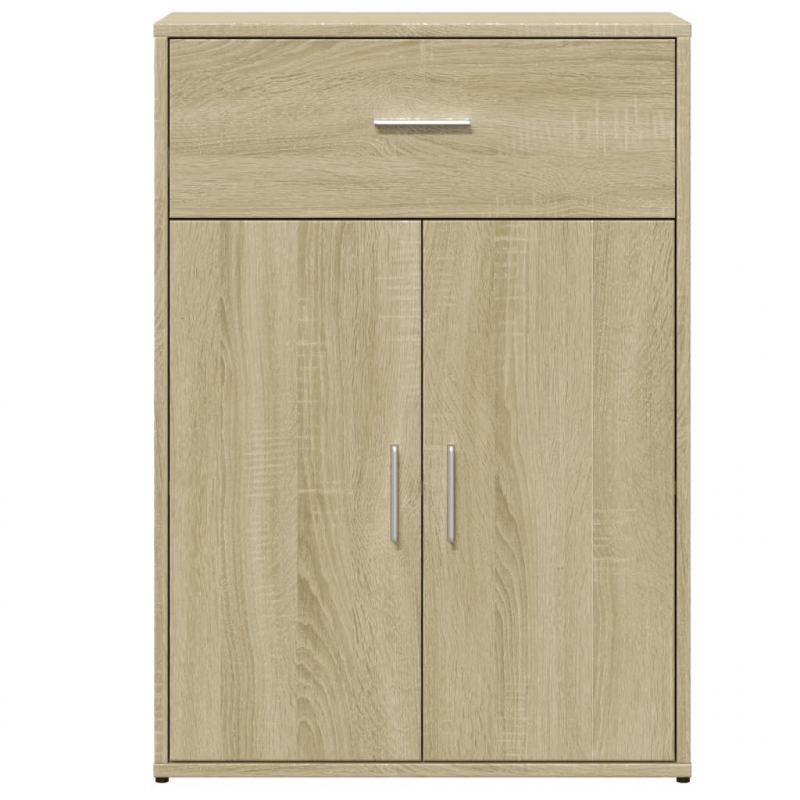 Sideboards 2 Stk. Sonoma-Eiche 60x30x84 cm Holzwerkstoff