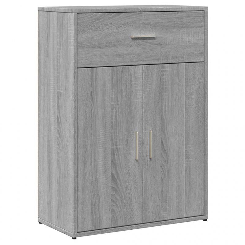 Sideboards 2 Stk. Grau Sonoma 60x30x84 cm Holzwerkstoff