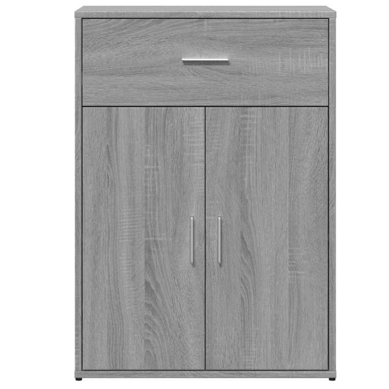 Sideboards 2 Stk. Grau Sonoma 60x30x84 cm Holzwerkstoff