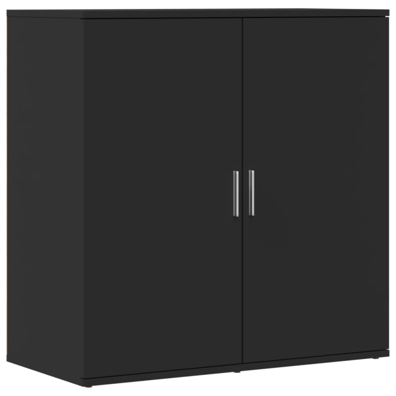 Sideboards 2 Stk. Schwarz 79x38x80 cm Holzwerkstoff