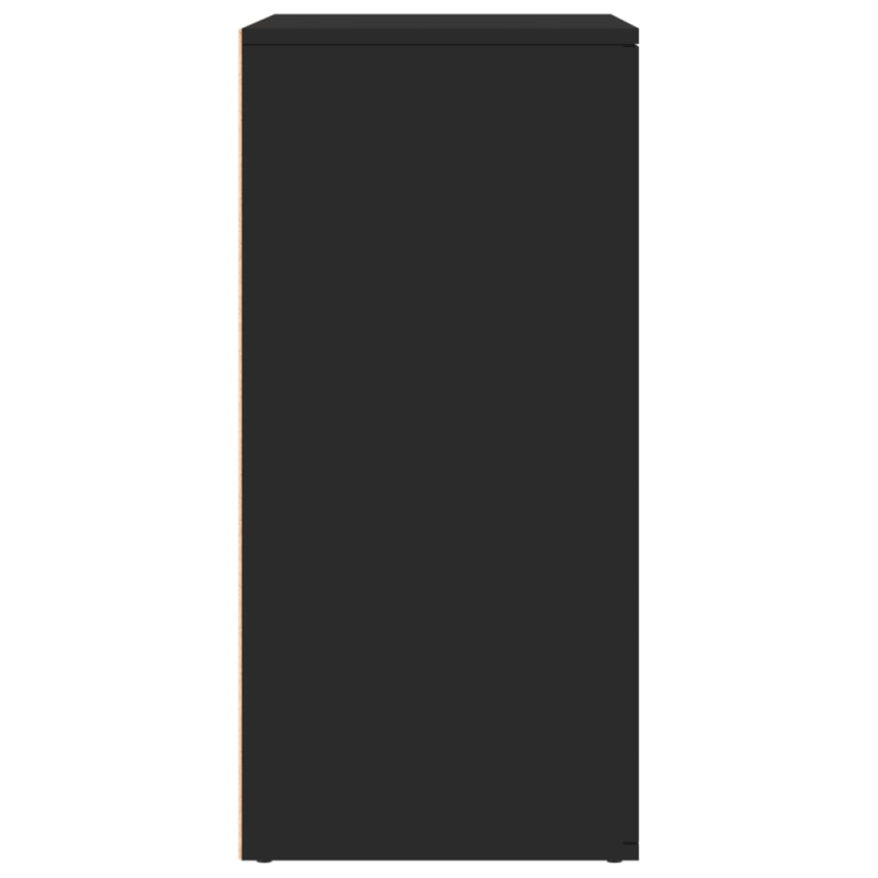 Sideboards 2 Stk. Schwarz 79x38x80 cm Holzwerkstoff