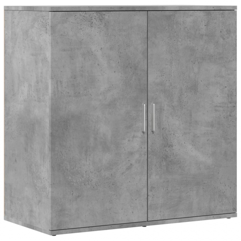 Sideboards 2 Stk. Betongrau 79x38x80 cm Holzwerkstoff