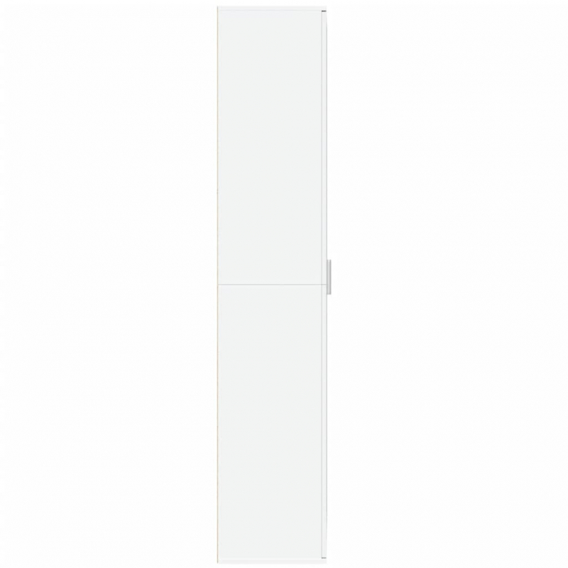 Highboard Weiß 80x35x180 cm Holzwerkstoff