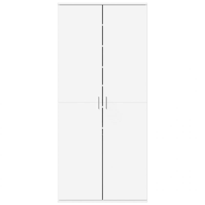 Schuhschrank Weiß 80×39×178 cm Holzwerkstoff