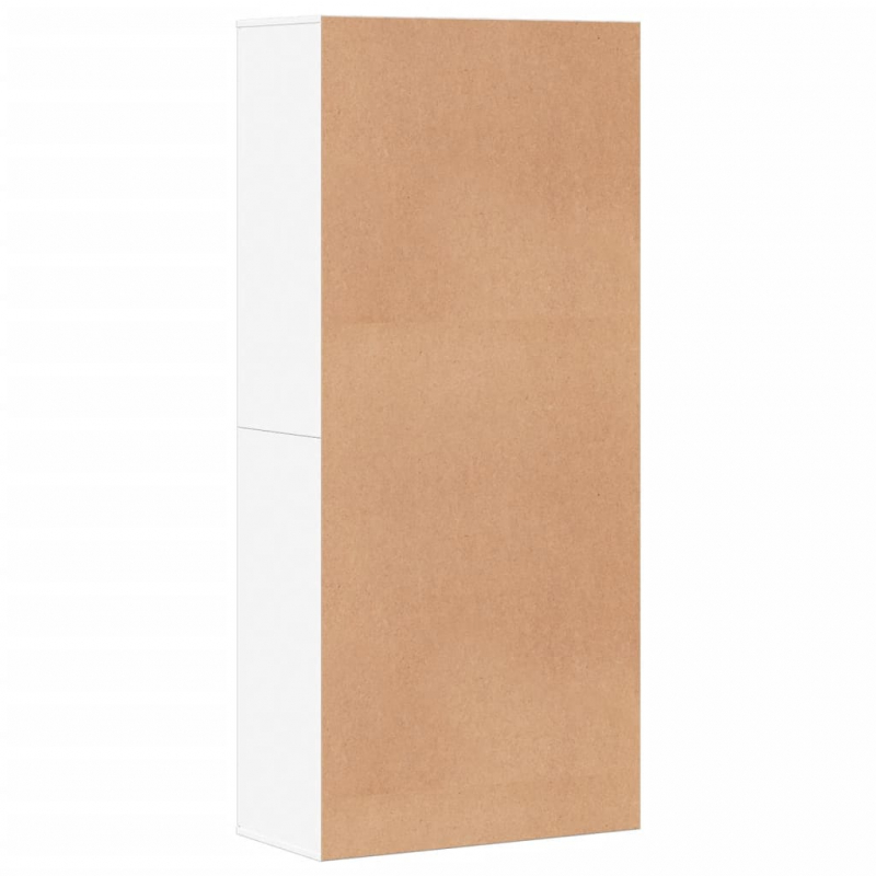 Schuhschrank Weiß 80×39×178 cm Holzwerkstoff