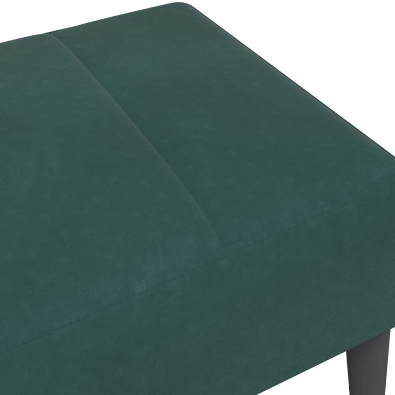 Fußhocker Dunkelgrün 77x55x31 cm Samt