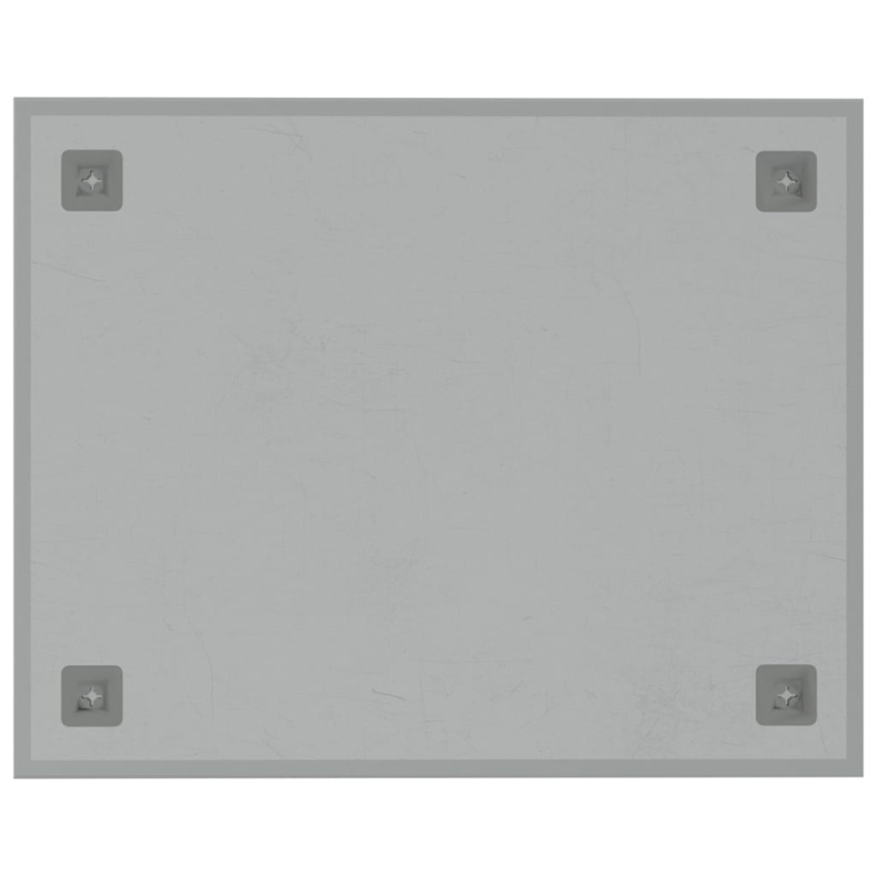 Magnettafel Wandmontage Weiß 50x40 cm Hartglas