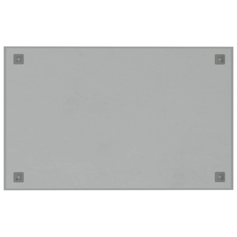 Magnettafel Wandmontage Weiß 80x50 cm Hartglas