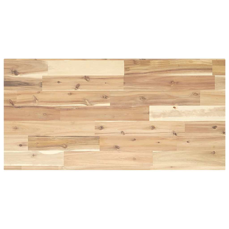 Schweberegal 80x40x2 cm Massivholz Akazie Unbehandelt
