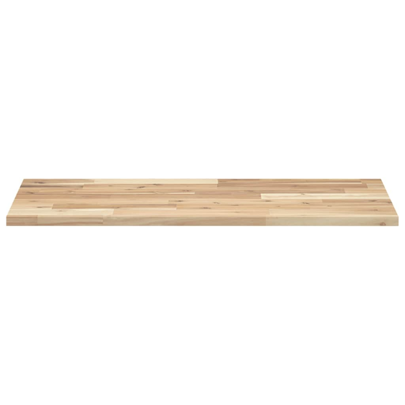 Schweberegal 80x40x2 cm Massivholz Akazie Unbehandelt