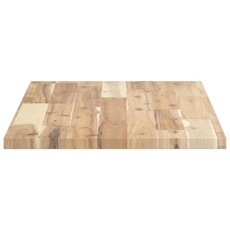 Schweberegal 80x40x2 cm Massivholz Akazie Unbehandelt