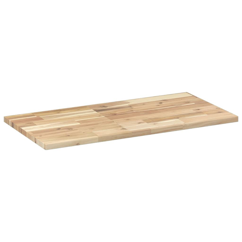 Schweberegal 80x40x2 cm Massivholz Akazie Unbehandelt