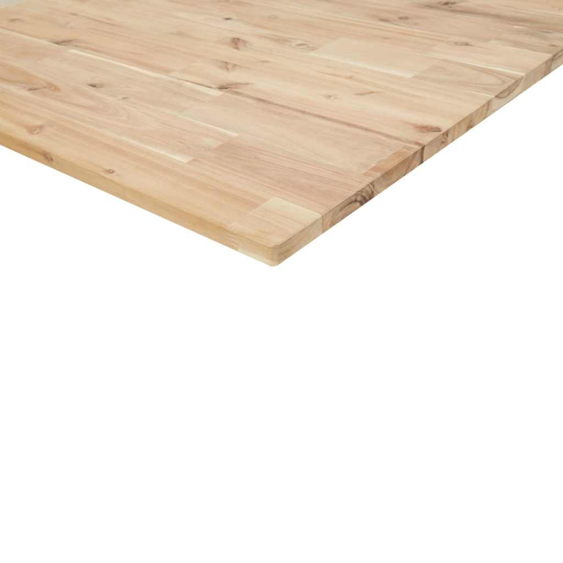 Schweberegal 80x40x2 cm Massivholz Akazie Unbehandelt