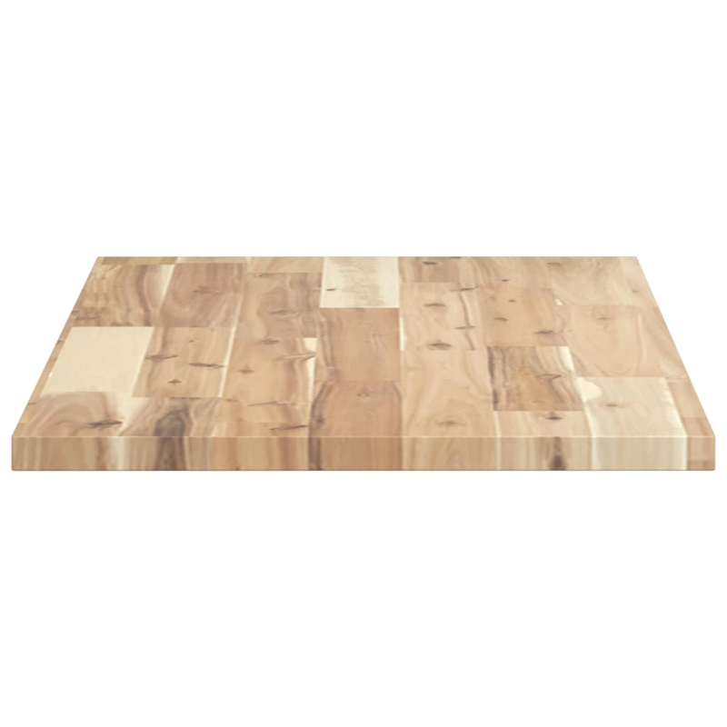 Schweberegale 2 Stk. 80x40x2 cm Massivholz Akazie Unbehandelt