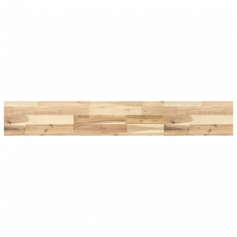 Schweberegal 140x20x4 cm Massivholz Akazie Unbehandelt