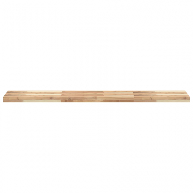 Schweberegal 120x30x4 cm Massivholz Akazie Unbehandelt