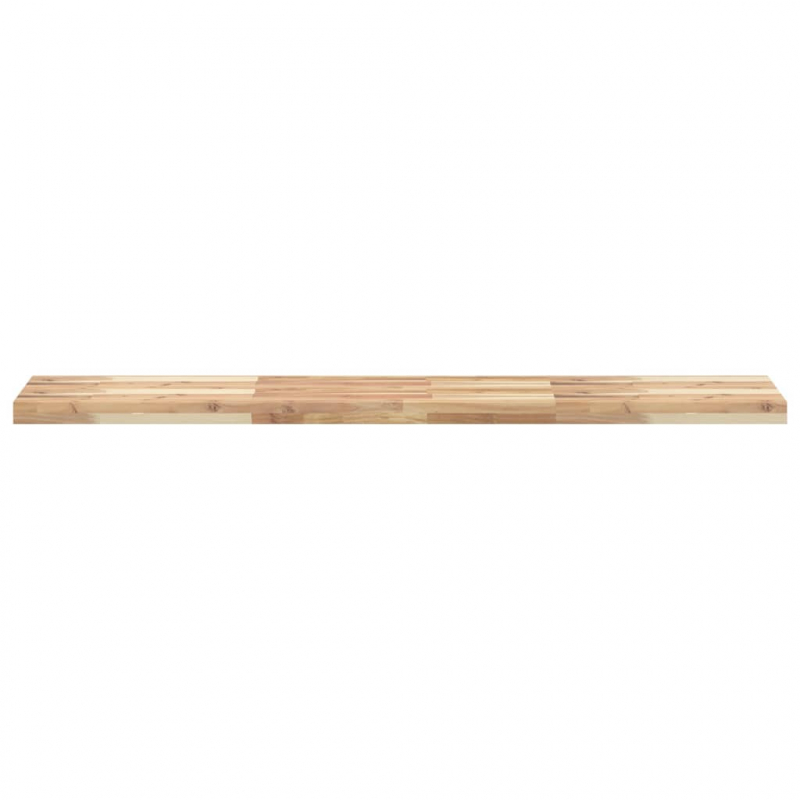 Schweberegale 2 Stk. 140x30x4 cm Massivholz Akazie Unbehandelt