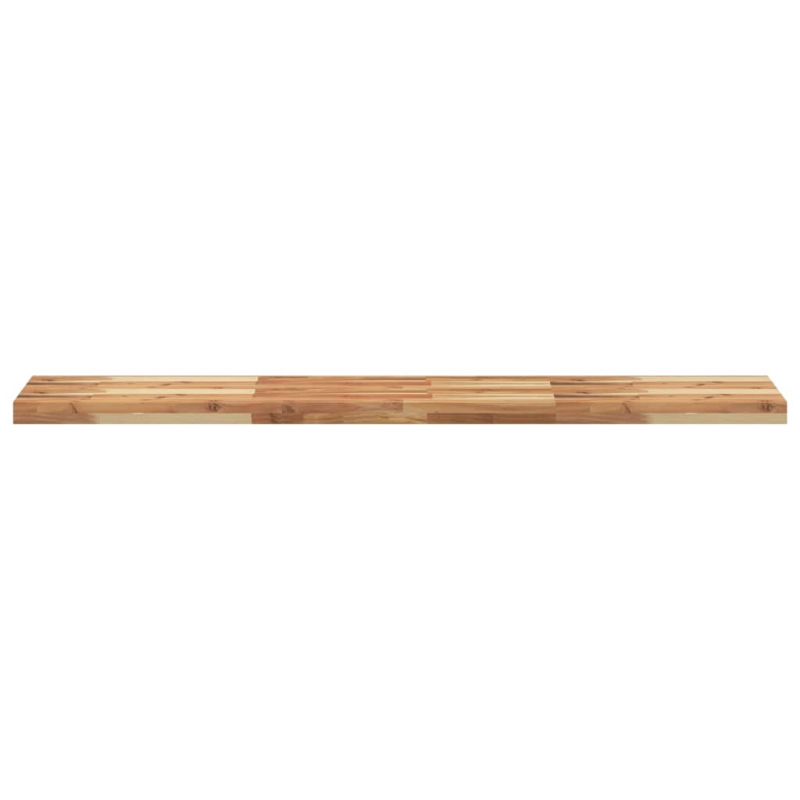 Schweberegale 2 Stk. 160x30x4 cm Massivholz Akazie Ölbehandelt