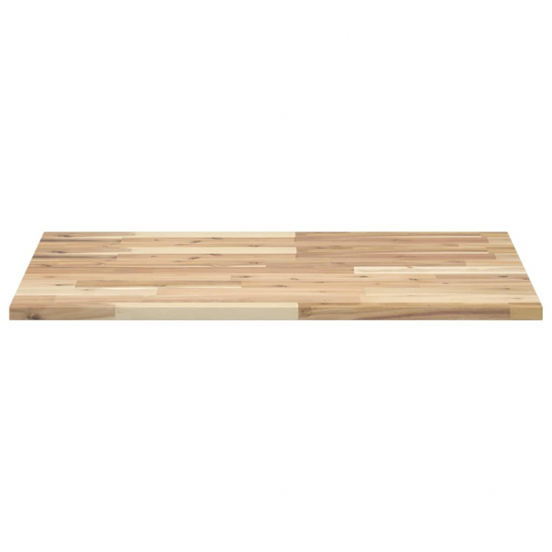 Waschtischplatte Unbehandelt 80x60x2 cm Massivholz Akazie