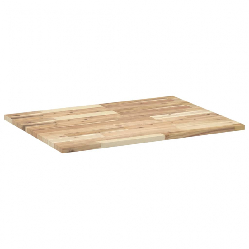 Waschtischplatte Unbehandelt 80x60x2 cm Massivholz Akazie