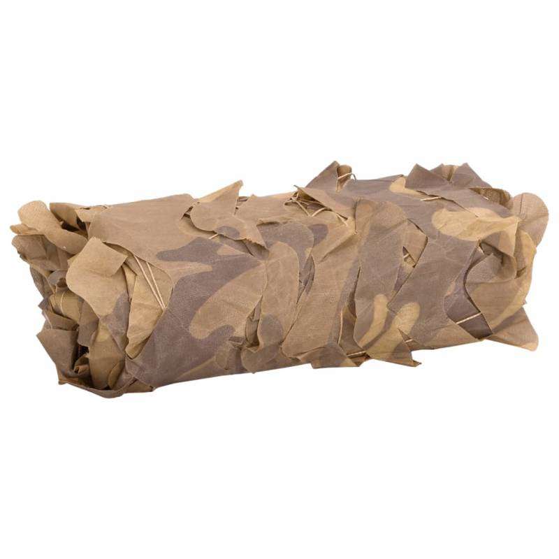 Tarnnetz mit Aufbewahrungstasche 724x515 cm Sandfarbe